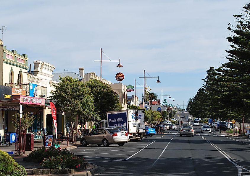 Bentinck St in Portland, Victoria