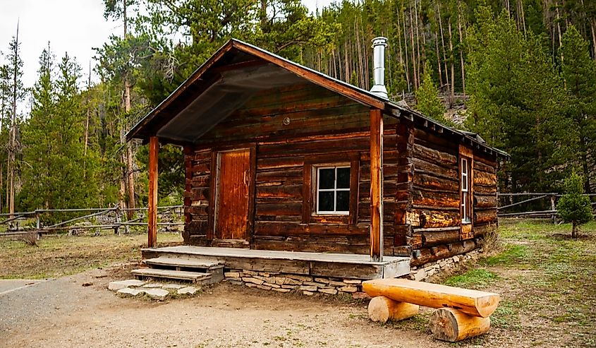 Holzwarth Historic site, located in the Rocky Mountain National Park