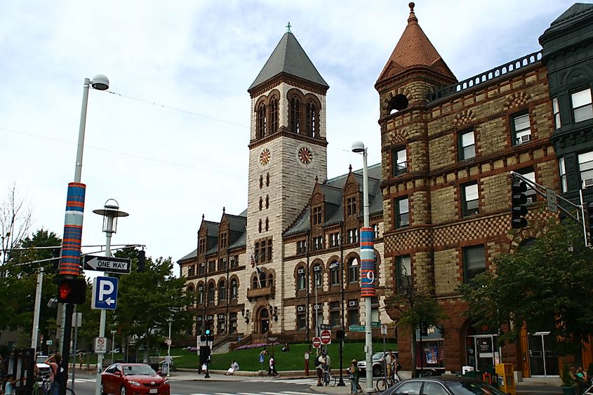 City hall of Cambridge, Massachusetts