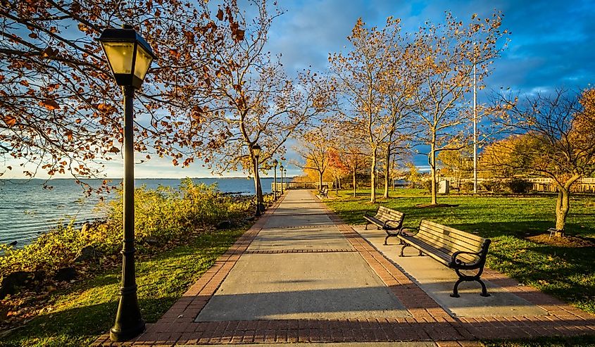 The promenade at Concord Point, in Havre de Grace, Maryland.