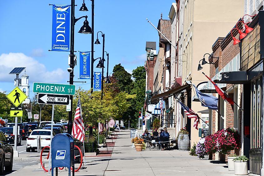 Downtown Canandaigua, New York. Image credit Ritu Manoj Jethani via Shutterstock