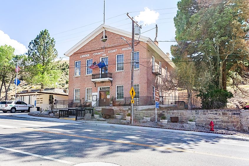 Lander County Courthouse.
