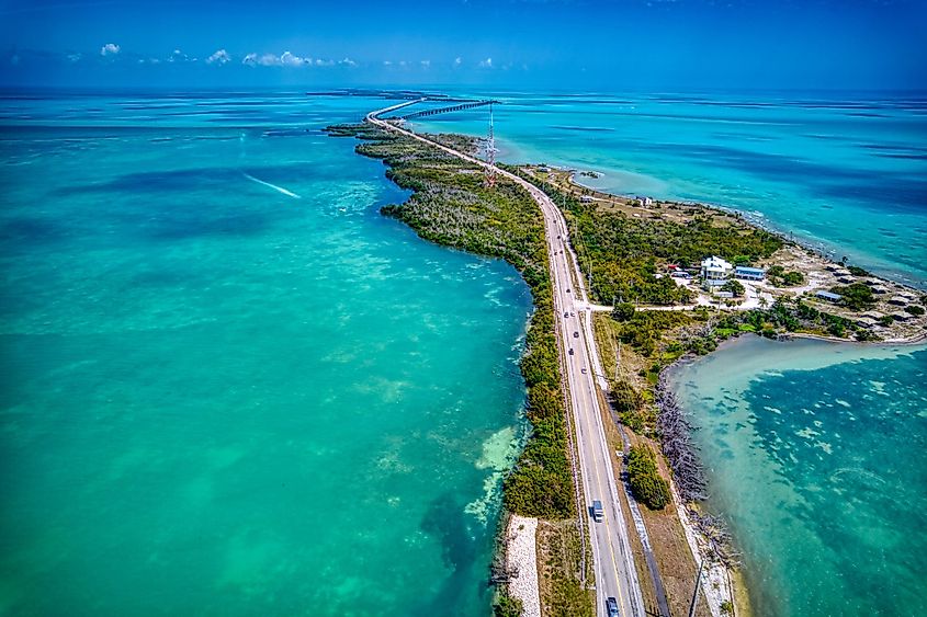 The Overseas Highway in the Florida Keys.