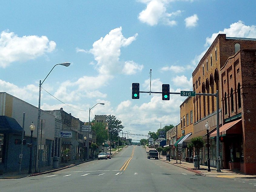 Downtown Ozark, Arkansas.