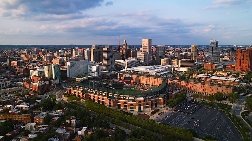 Oriole Park at Camden Yards. Editorial credit: FilmRAW / Shutterstock.com