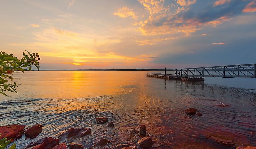 Lake Thunderbird in the state of Oklahoma