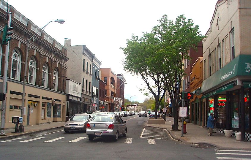 Main Street in Nyack, New York