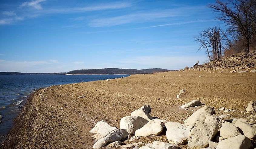 Shoreline of Lake Perry, Kansas