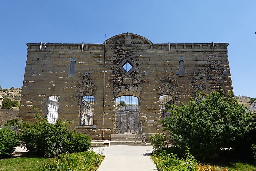 The abandoned Old Idaho Penitentiary in Boise