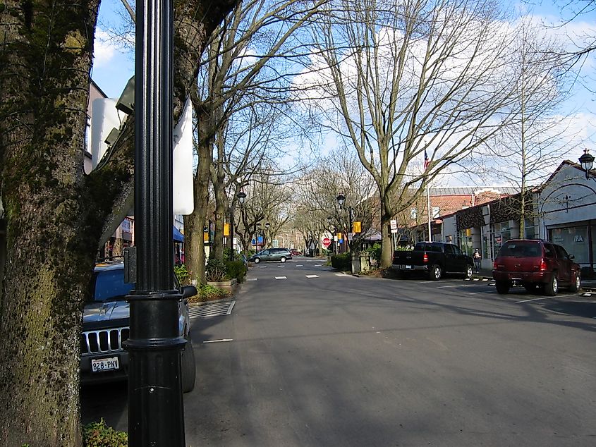 Camas downtown-looking east. https://commons.wikimedia.org/wiki/File:US-WA-Camas-down_town-looking_east-tar.jpg https://upload.wikimedia.org/wikipedia/commons/1/11/US-WA-Camas-down_town-looking_east-tar.jpg Triddle at English Wikipedia - Transferred from en.wikipedia to Commons by Kelly using CommonsHelper. By Triddle at English Wikipedia - Transferred from en.wikipedia to Commons by Kelly using CommonsHelper., Public Domain, https://commons.wikimedia.org/w/index.php?curid=12532433