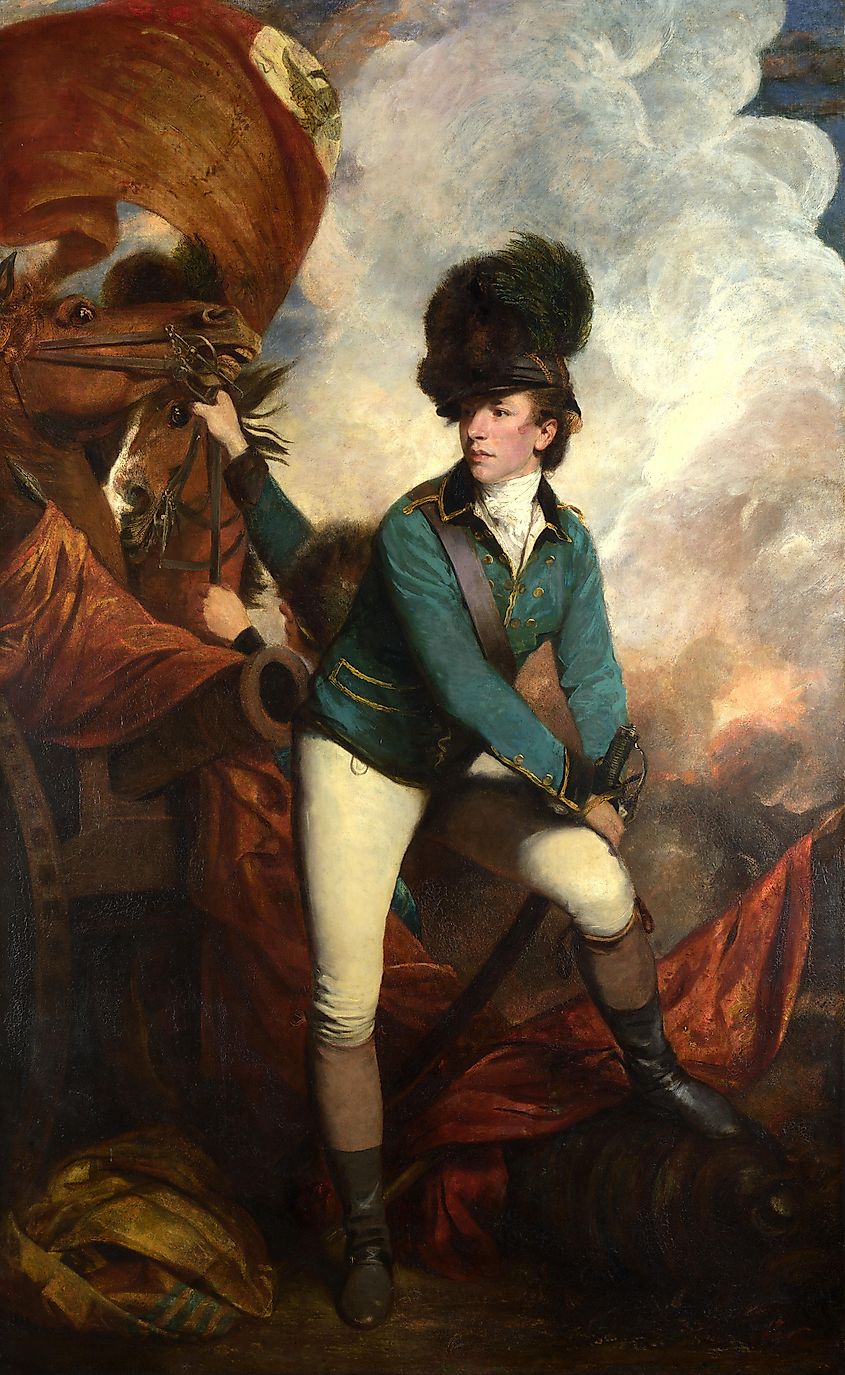 Portrait of Banastre Tarleton by Sir Joshua Reynolds