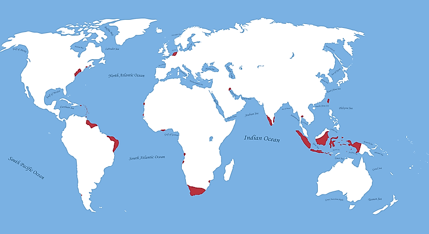 dutch colonial empire map