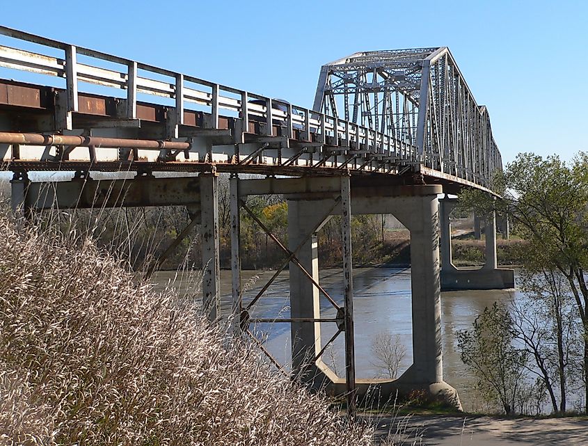 Bridge in Decatur, Nebraska.