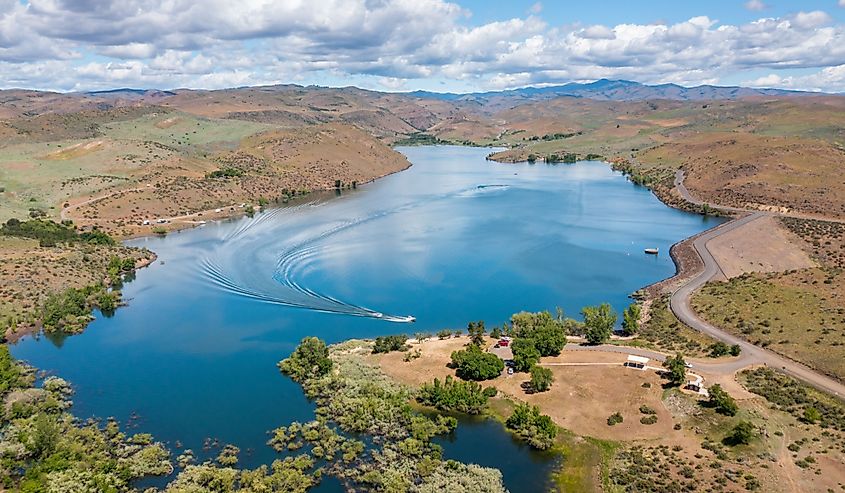 Mann Creek Dam and Reservoir near Weiser, Idaho