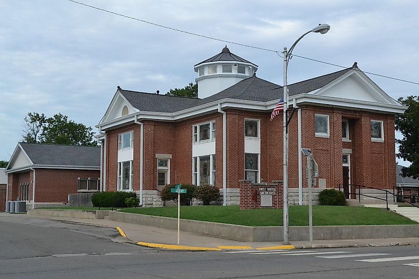  Methodist Episcopal Church in Checotah, Oklahoma.