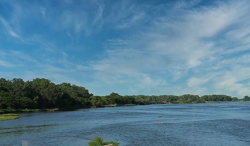 Harlan County Lake in Alma, Nebraska.