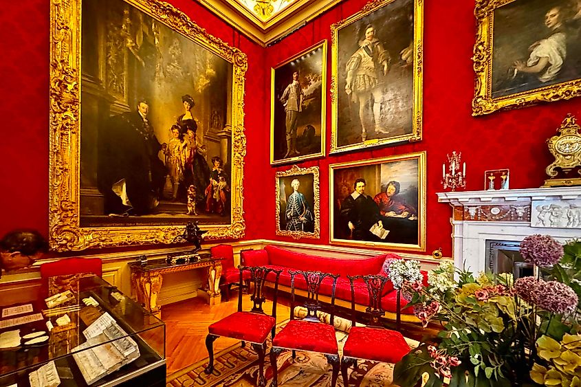 Inside the state rooms at Blenheim Palace. Image credit: Bryan Dearsley