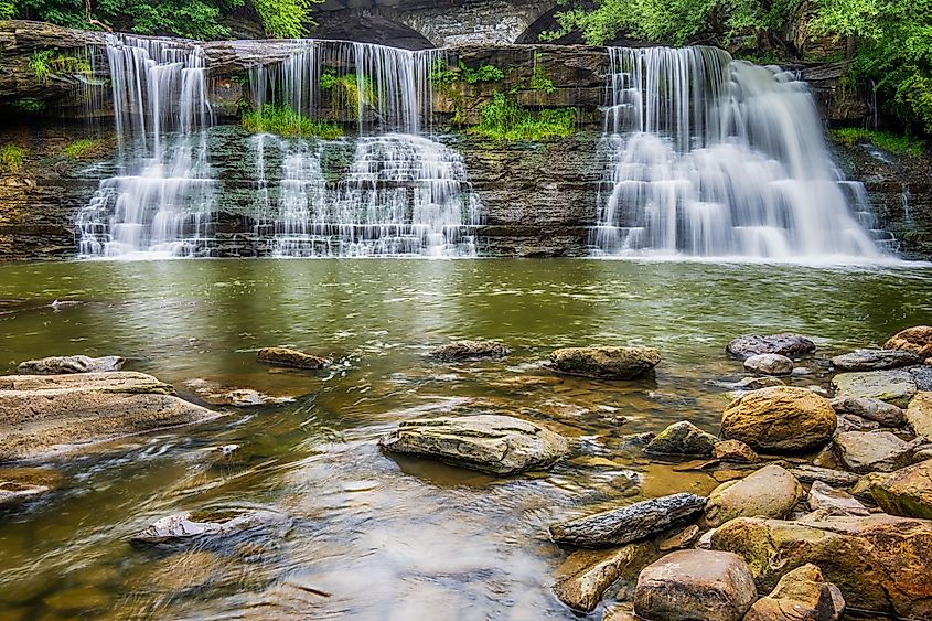 Chagrin Falls Near Cleveland Ohio