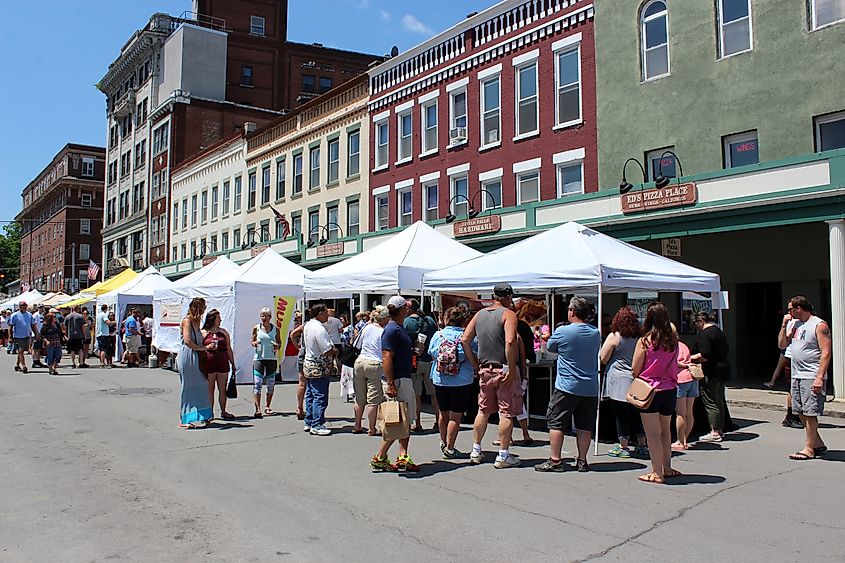 Annual Cheese Festival in Little Falls, New York