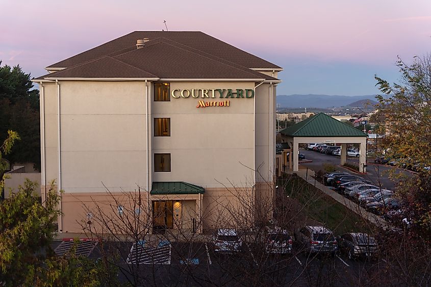 A Courtyard by Marriott hotel in Harrisonburg, Virginia