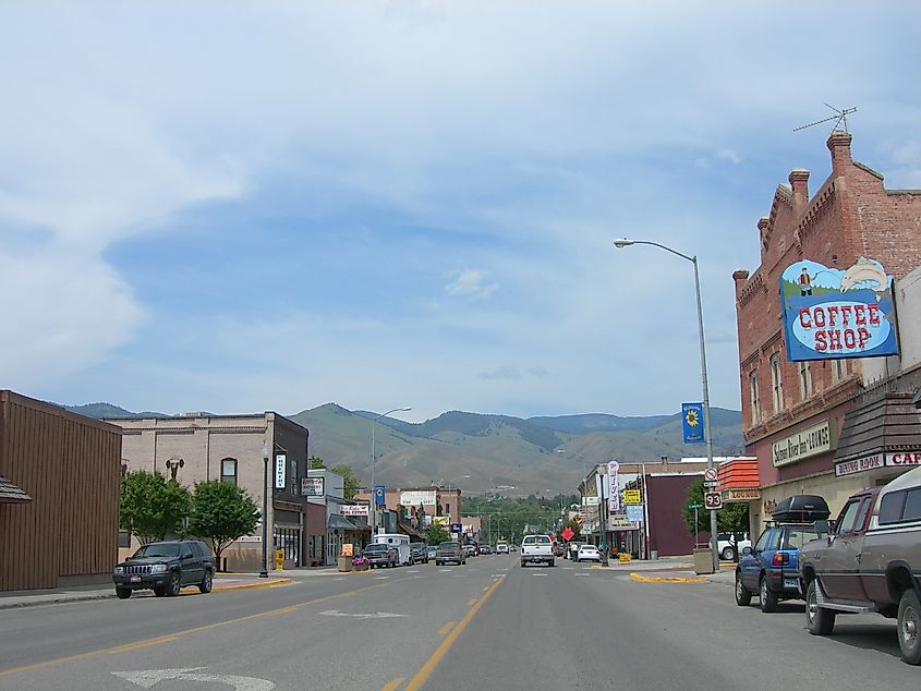 Main Street in Salmon, Idaho