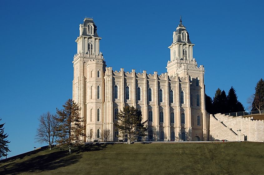 The Manti Utah Temple.