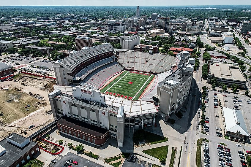 Memorial Stadium in Lincoln Nebraska. 