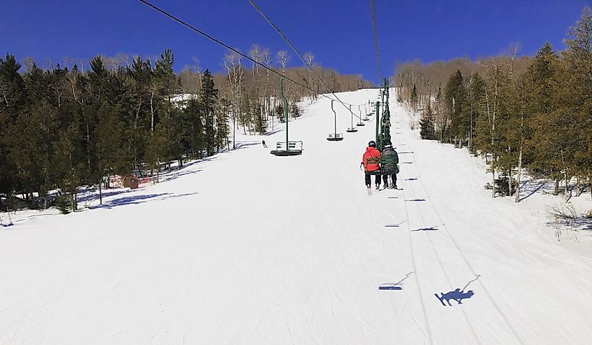 Bluebird day at Lutsen Minnesota