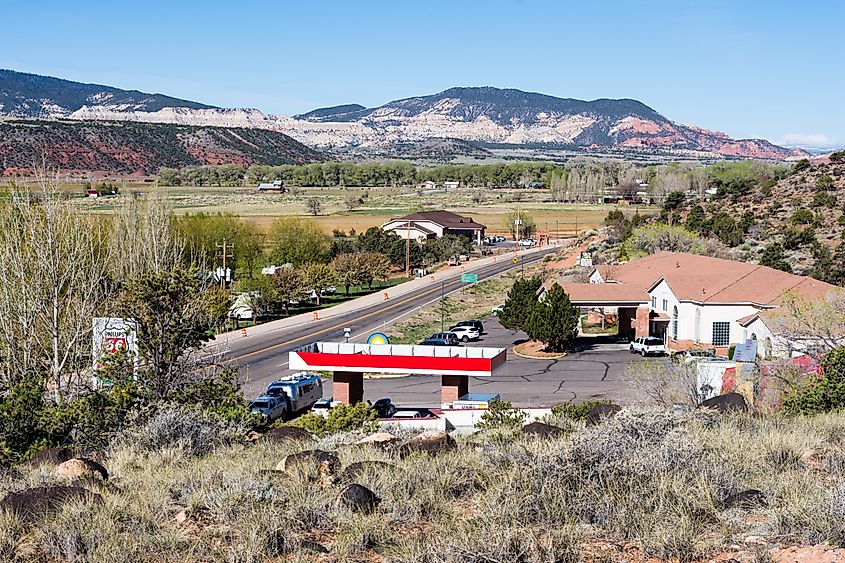 The beautiful town of Torrey, Utah