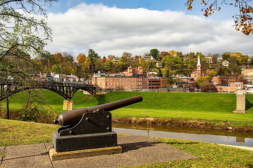 The beautiful town of Galena, Illinois.