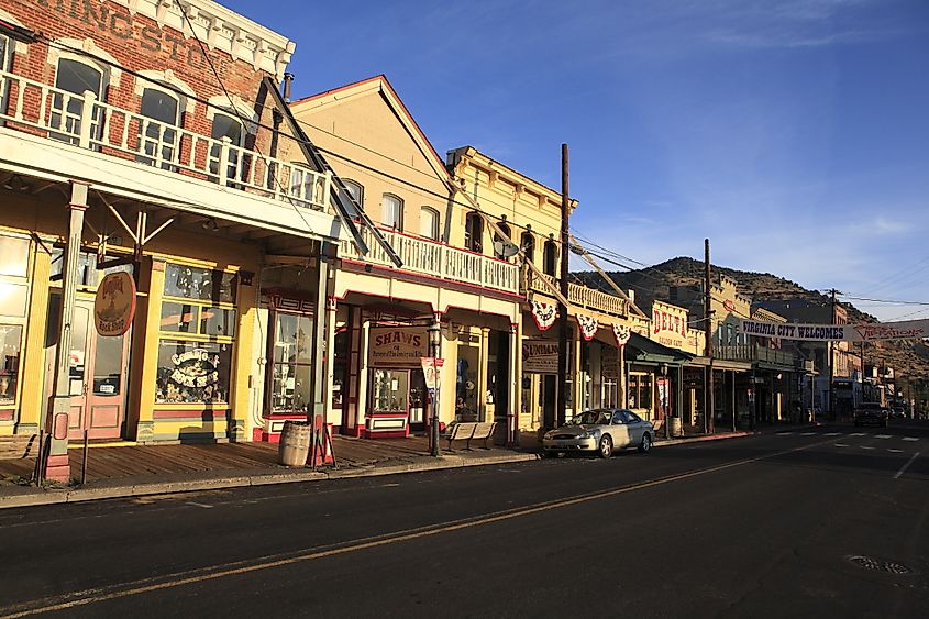 Virginia City, Nevada. Editorial credit: Purplexsu / Shutterstock.com