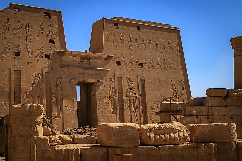 Edfu Temple in Egypt, a well-preserved Ptolemaic temple (Credit: Hristo_Chorbadzhiyski via Shutterstock)