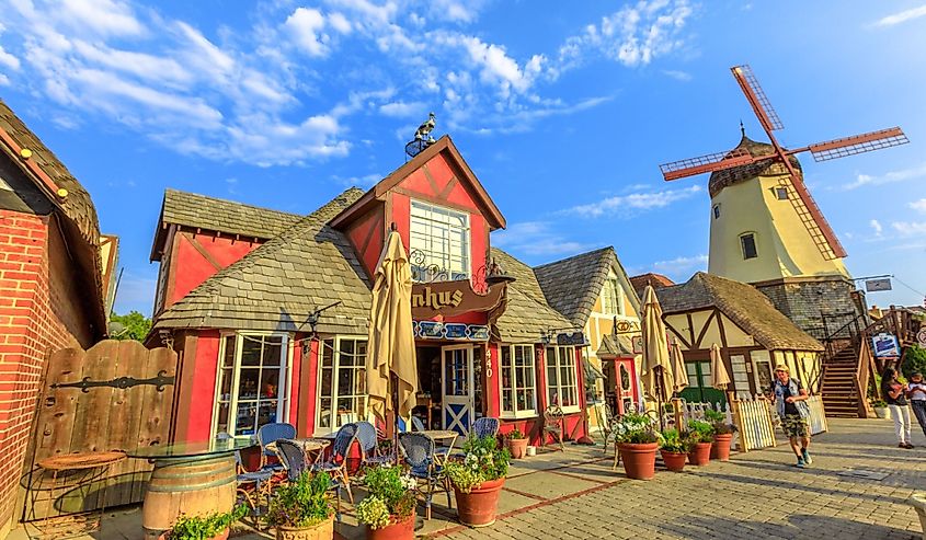 Solvang is a Danish Village with typical architecture