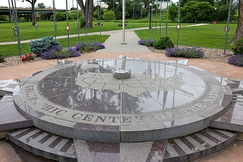 The Geographic Center of the Nation Monument in Belle Fourche, South Dakota