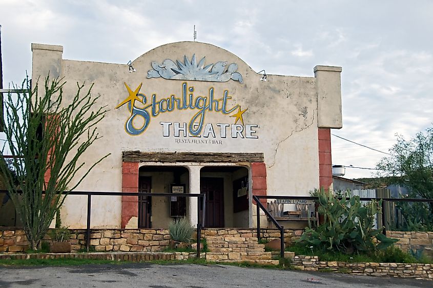 Starlight Theatre Restaurant in Terlingua, Texas.