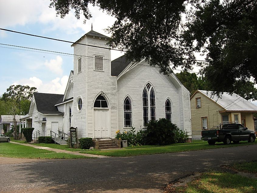 Saint Peter's United Methodist Church in Donaldsonville Louisiana.