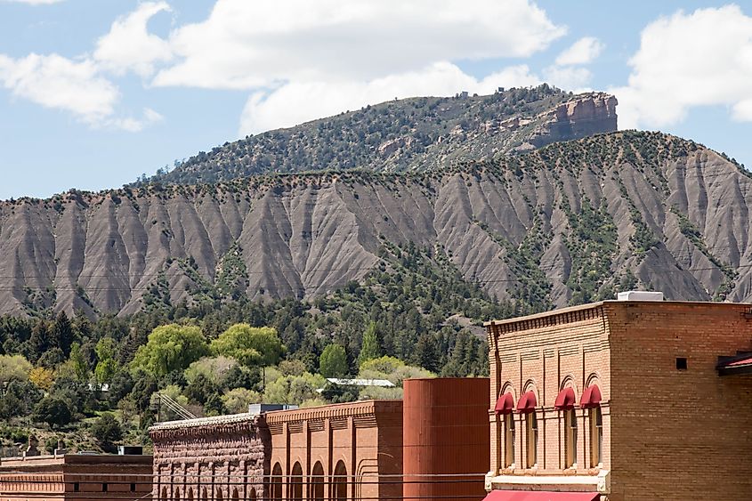 Mountains behind Durango, Colorado.