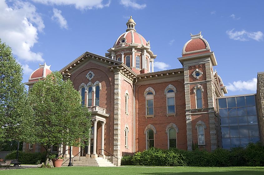 Historic City Hall building in Hastings, Minnesota, formerly Dakota County Courthouse.