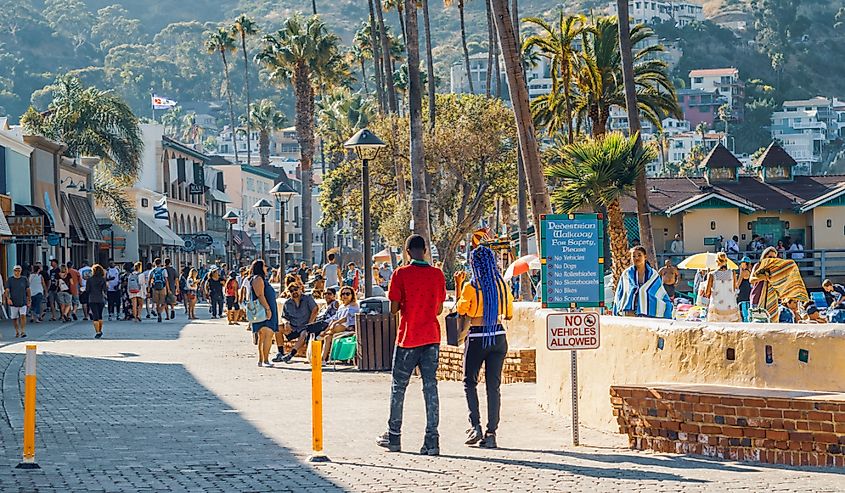 City of Avalon, the most visited tourist destination on Catalina Island, perfect place to take a break from the demands of daily life.