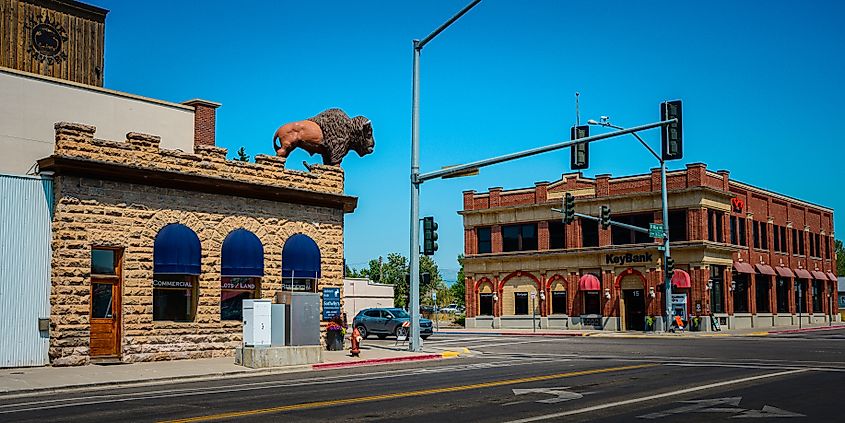  Downtown Driggs, Idaho. 