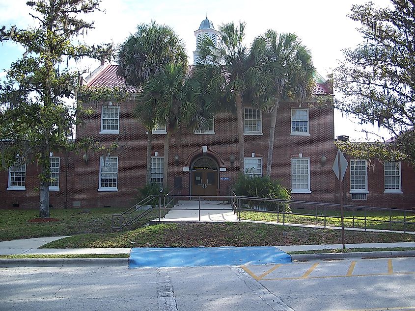 Levy County Courthouse, in Bronson, Florida.