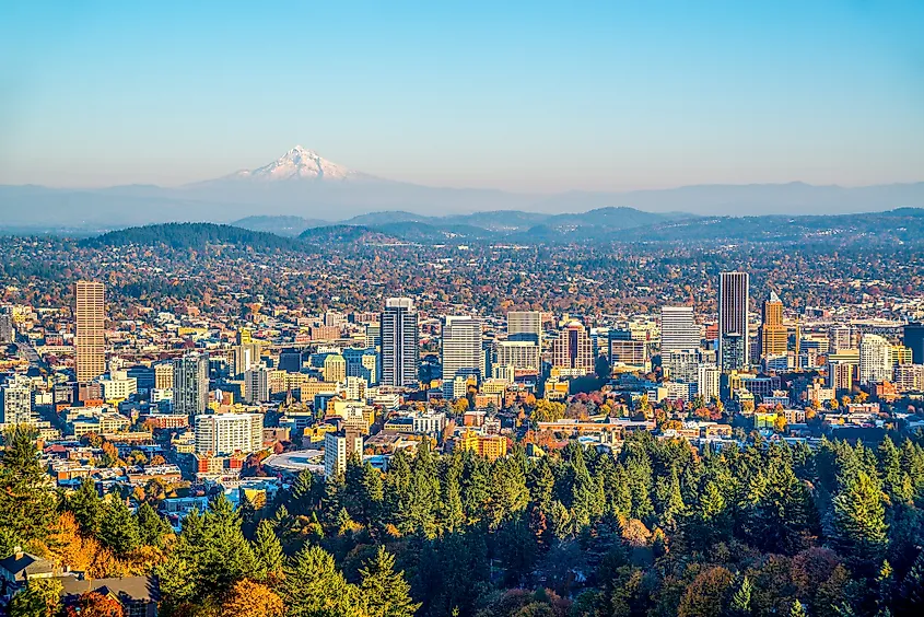 Portland, Oregon, nestled in the heart of nature.
