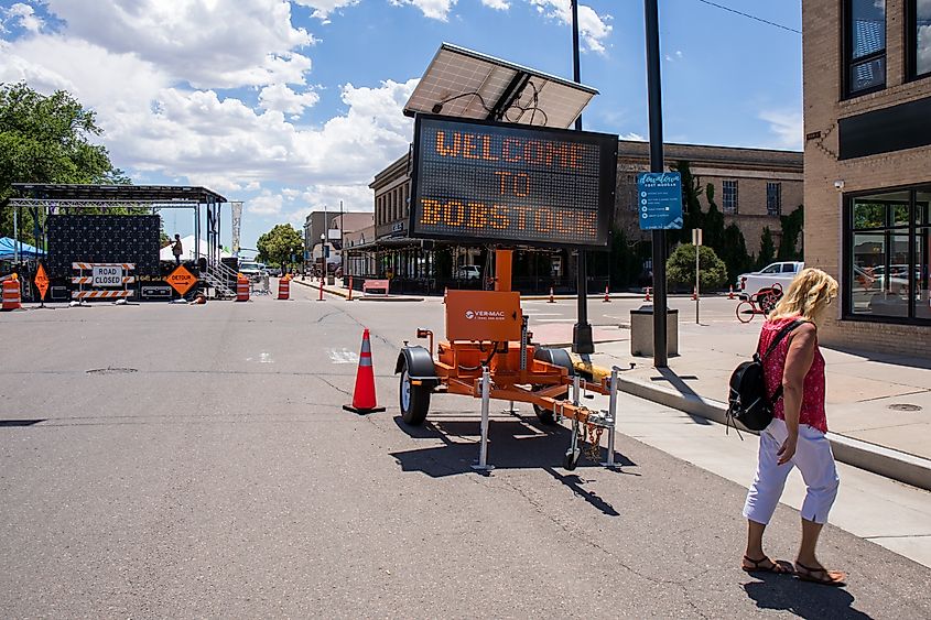 A scene from downtown Fort Morgan, Colorado