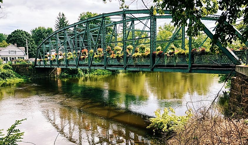 Old Drake Hill Flower Bridge is a bridge in Simsbury, Connecticut