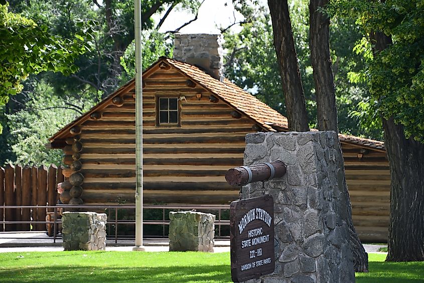 Mormon Station State Historic Park in Genoa, Nevada.