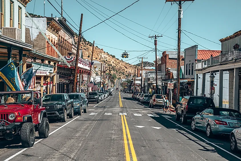 Downtown Virginia City, Nevada. 