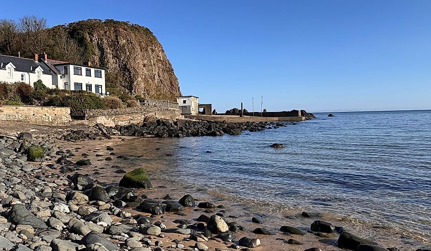 Portbradden Beach, County Antrim on the Causeway Coast of Northern Ireland.