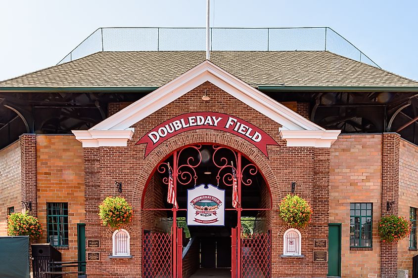 Doubleday Field near the National Baseball Hall of Fame