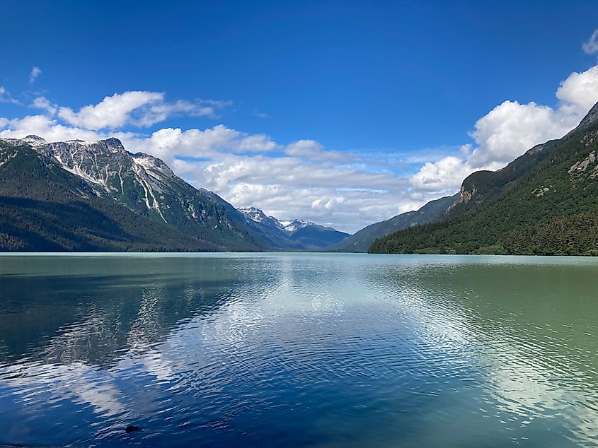 Chilkoot Lake near Haines, Alaska, USA.