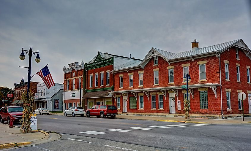 Commercial Historic District in Caledonia, Minnesota